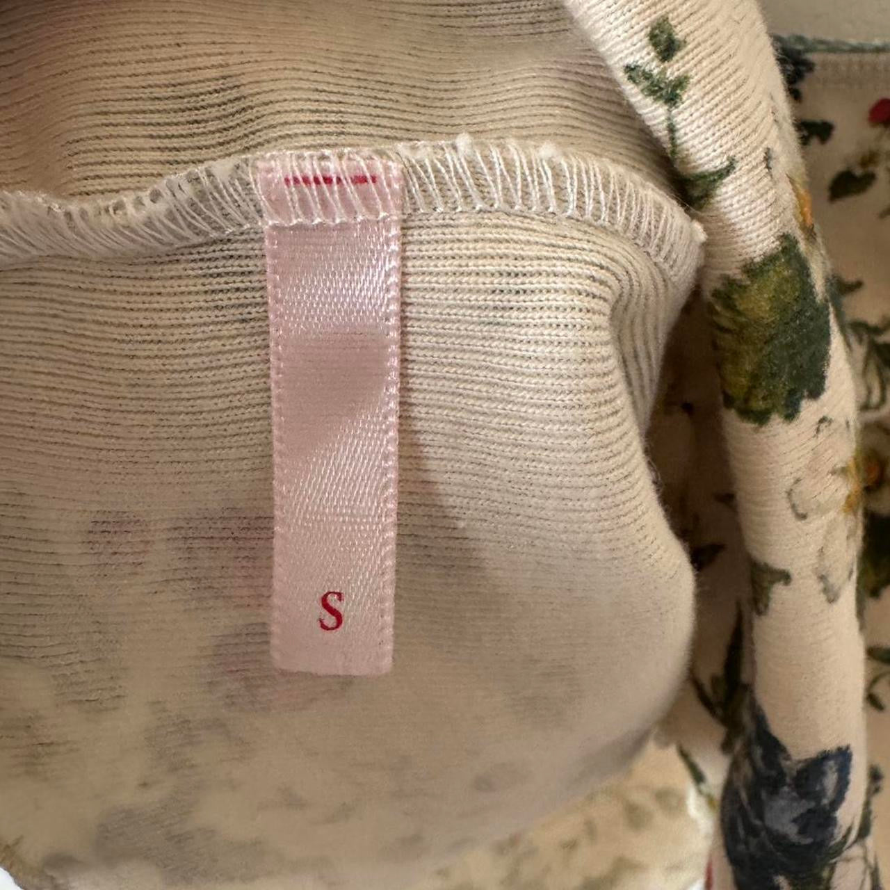 Sage flora crop top