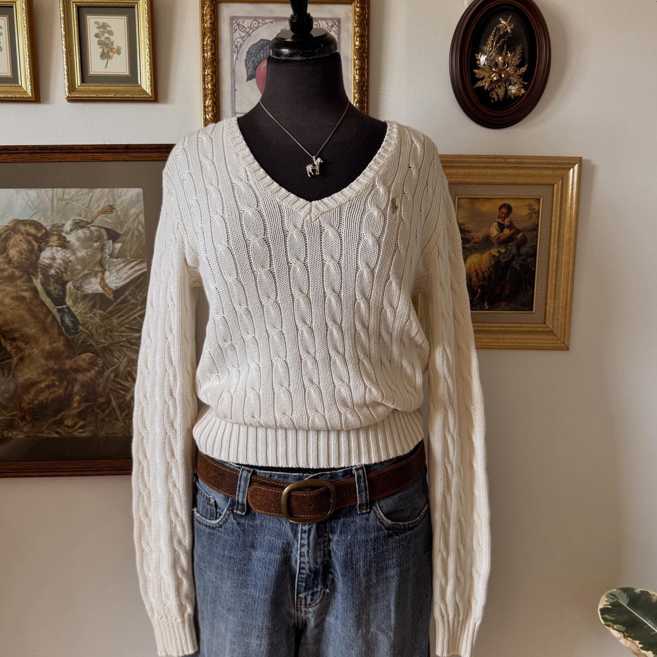 Ralph Lauren cable knit sweater (M)