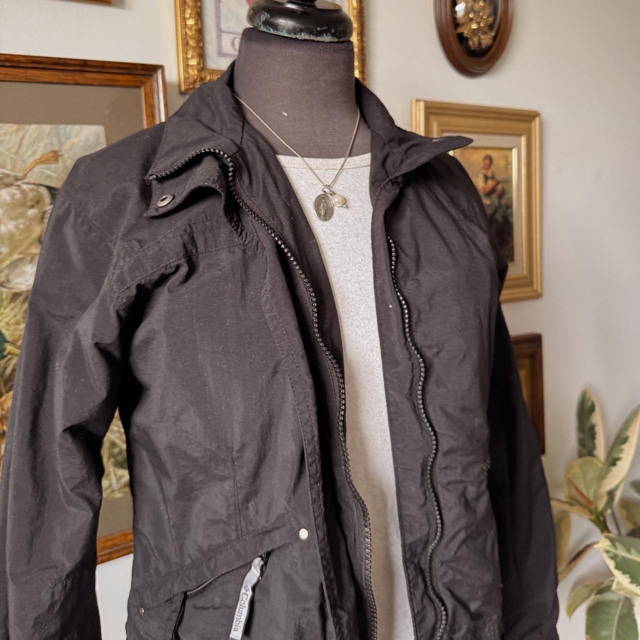 Black funnel neck jacket (S)