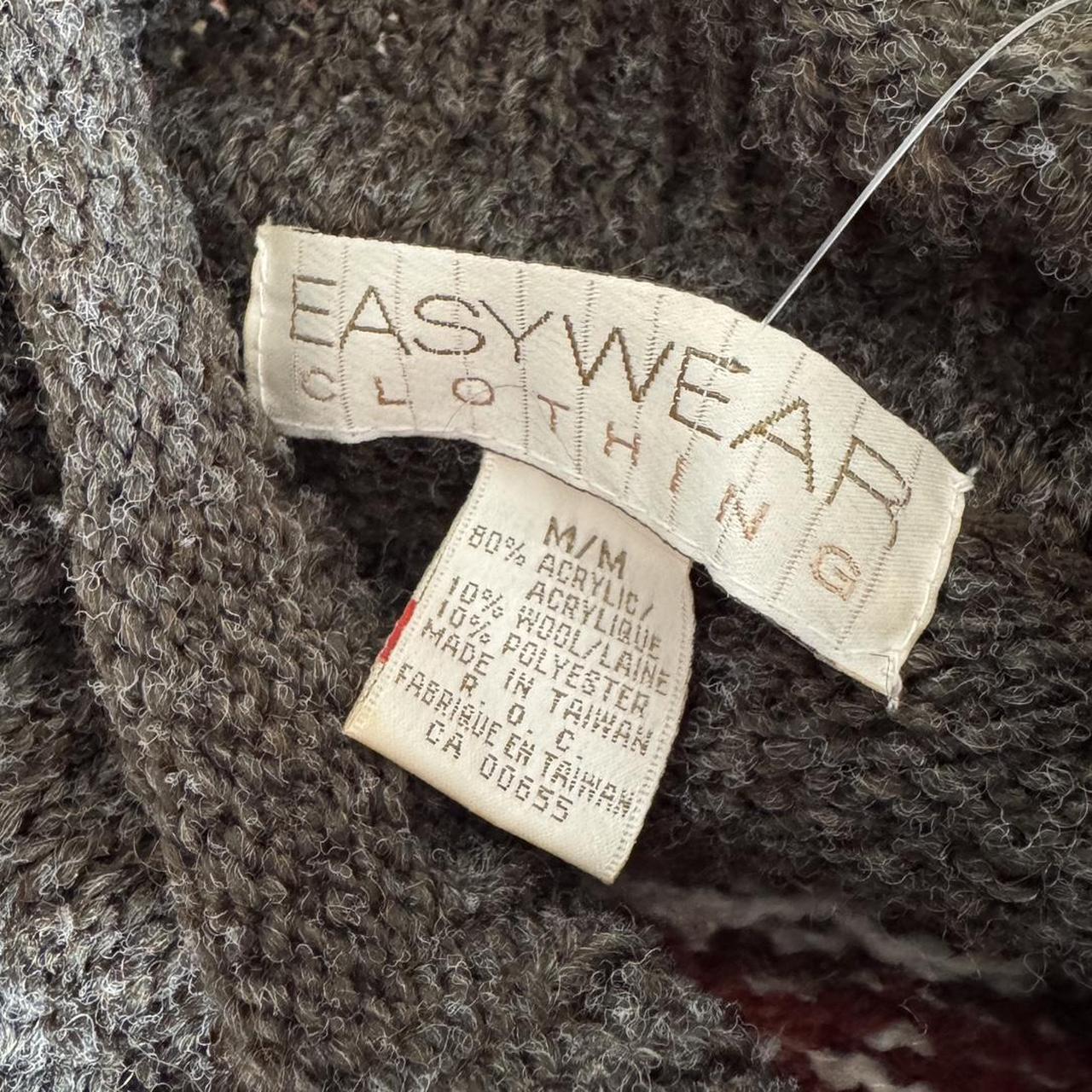 Vintage woodland knit sweater (M)