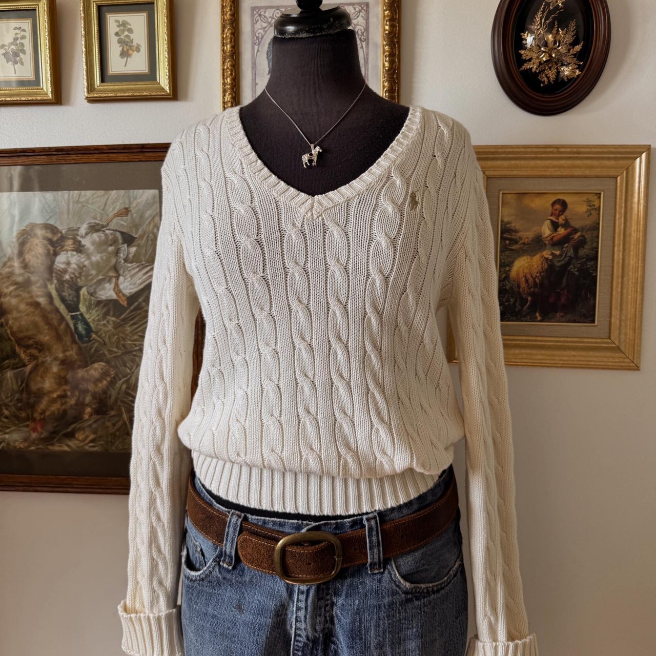 Ralph Lauren cable knit sweater (M)