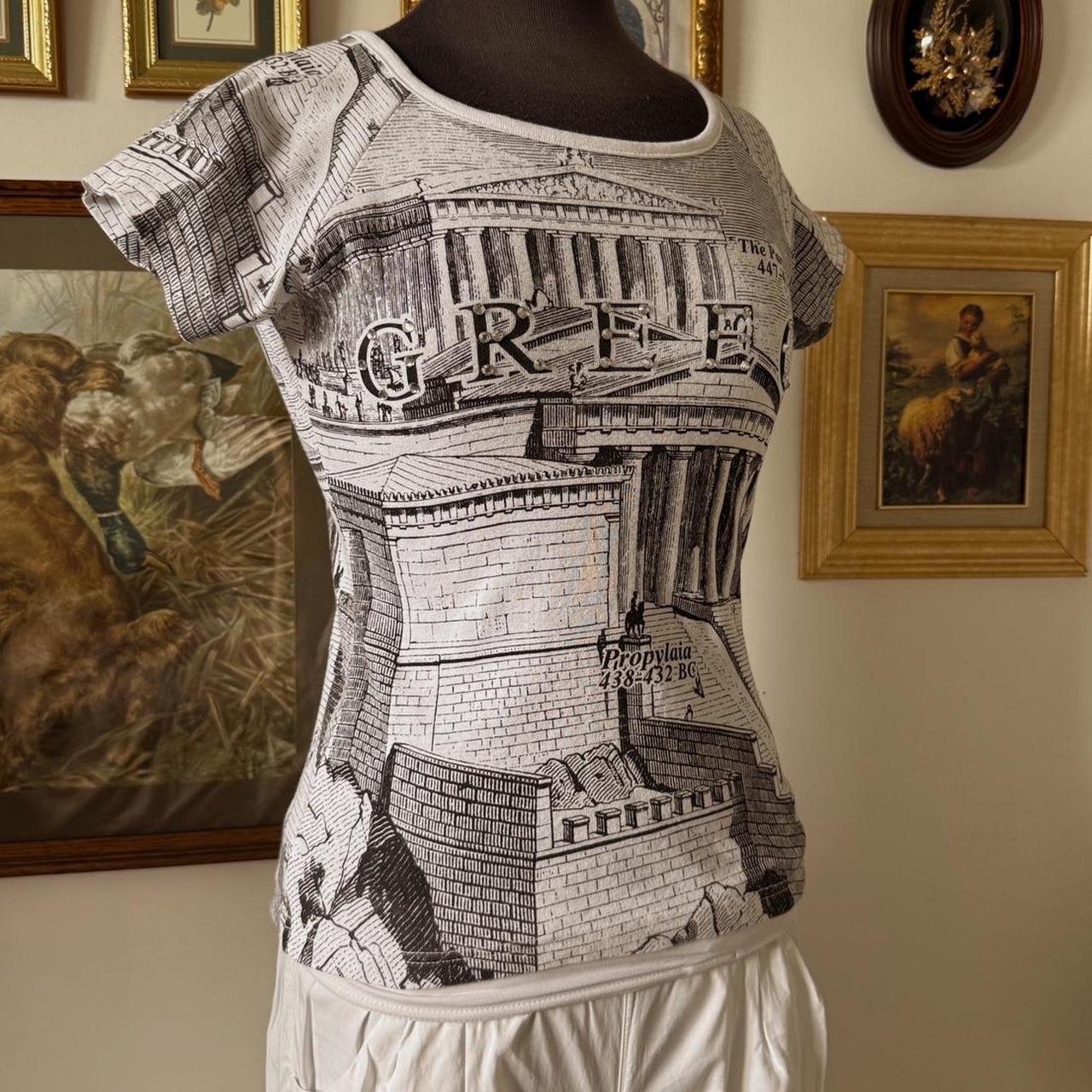 Vintage Greece baby tee (M)