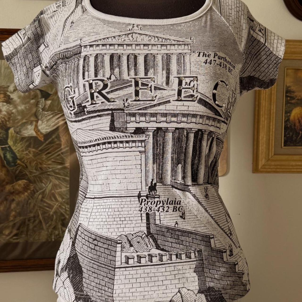 Vintage Greece baby tee (M)
