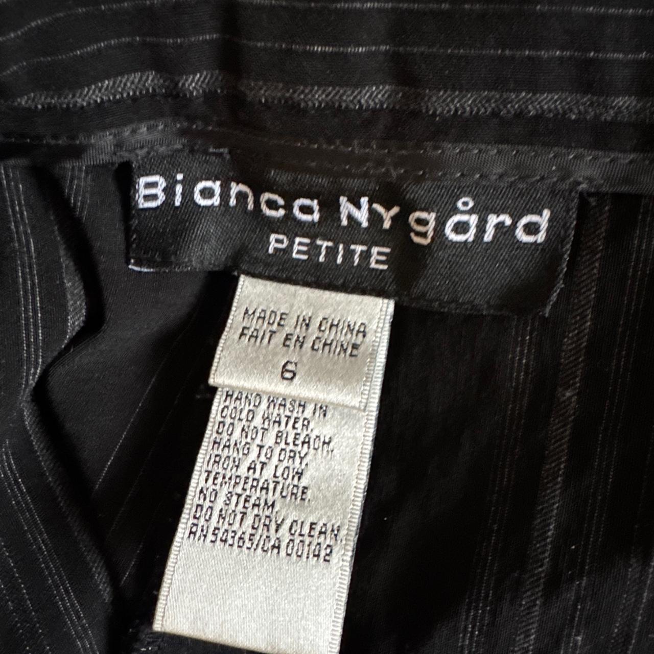 Black wide leg trousers (S)