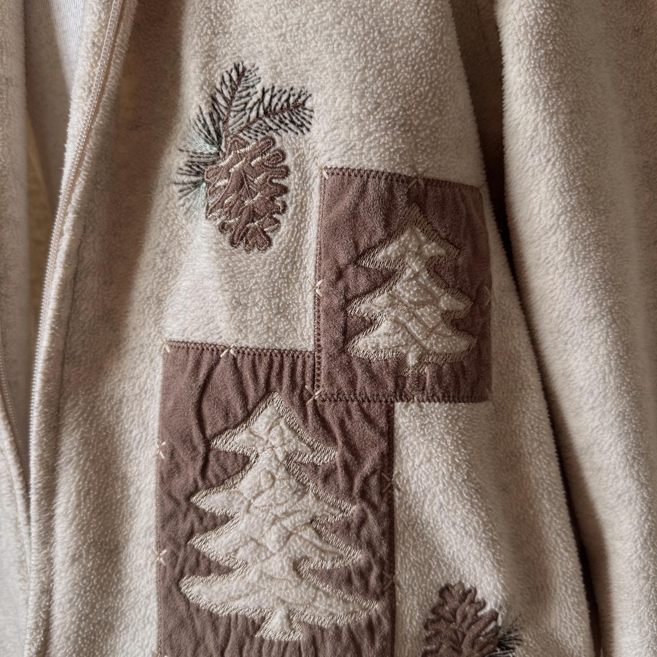 Cream autumnal fleece (L)