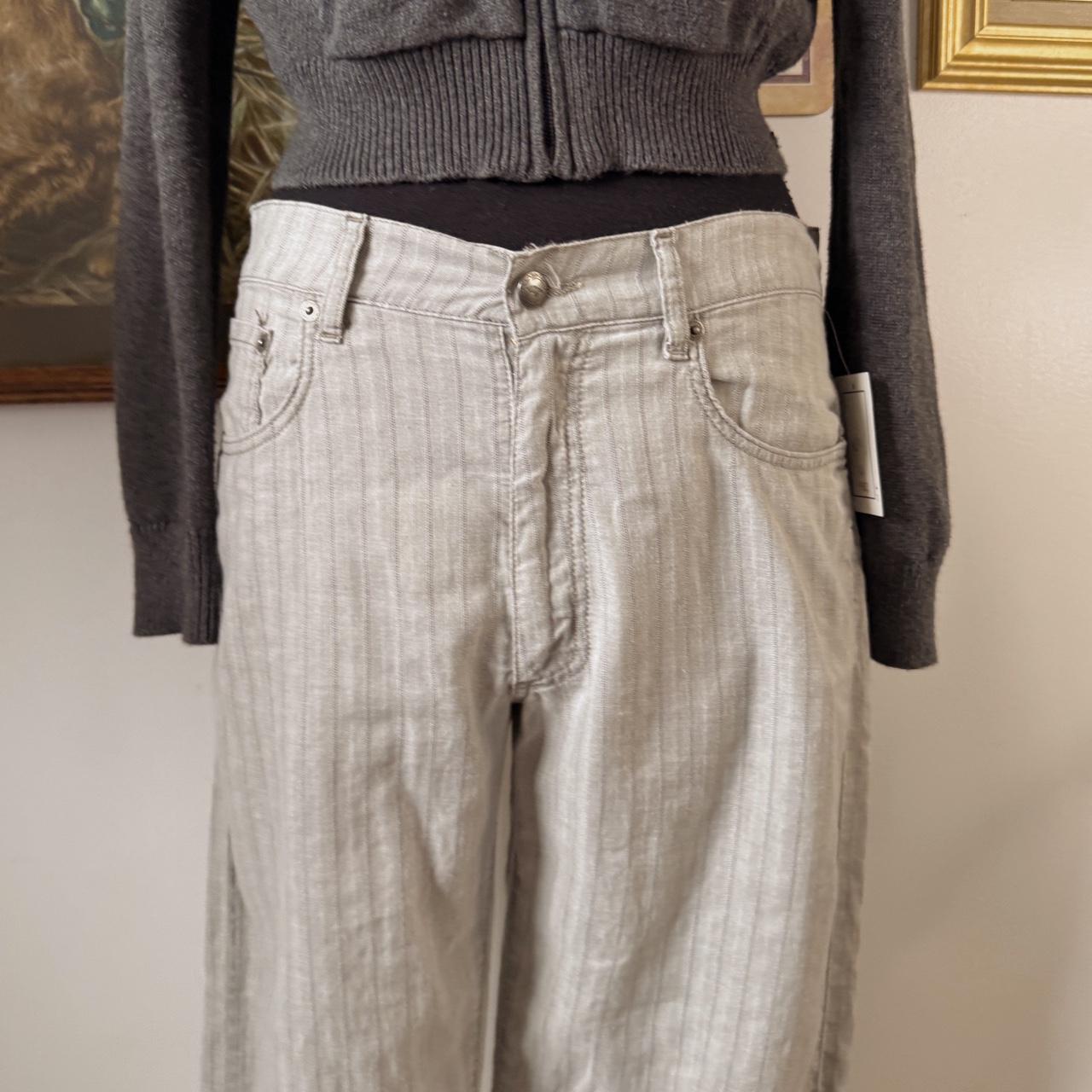 Soft grey linen pants (32")