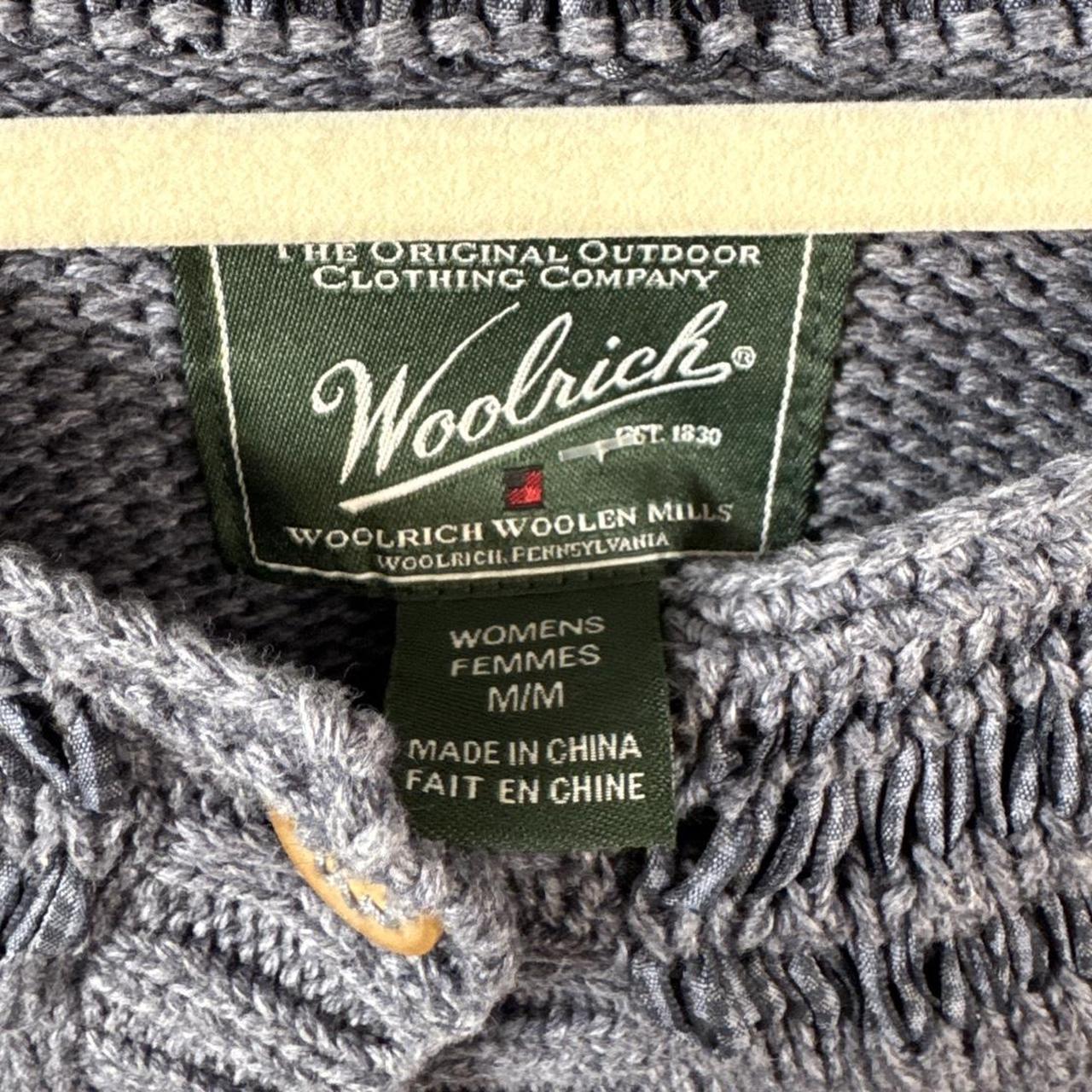 Soft navy knit cottage cardigan (M)