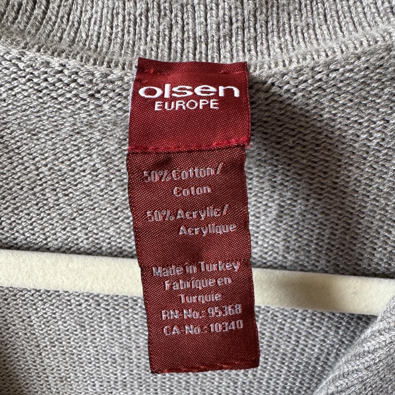 Grey double zip slouchy knit (M)
