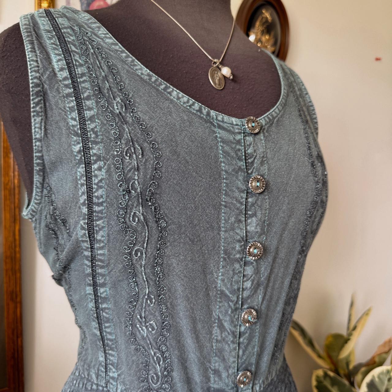 Boho fall fairy midi dress (L)