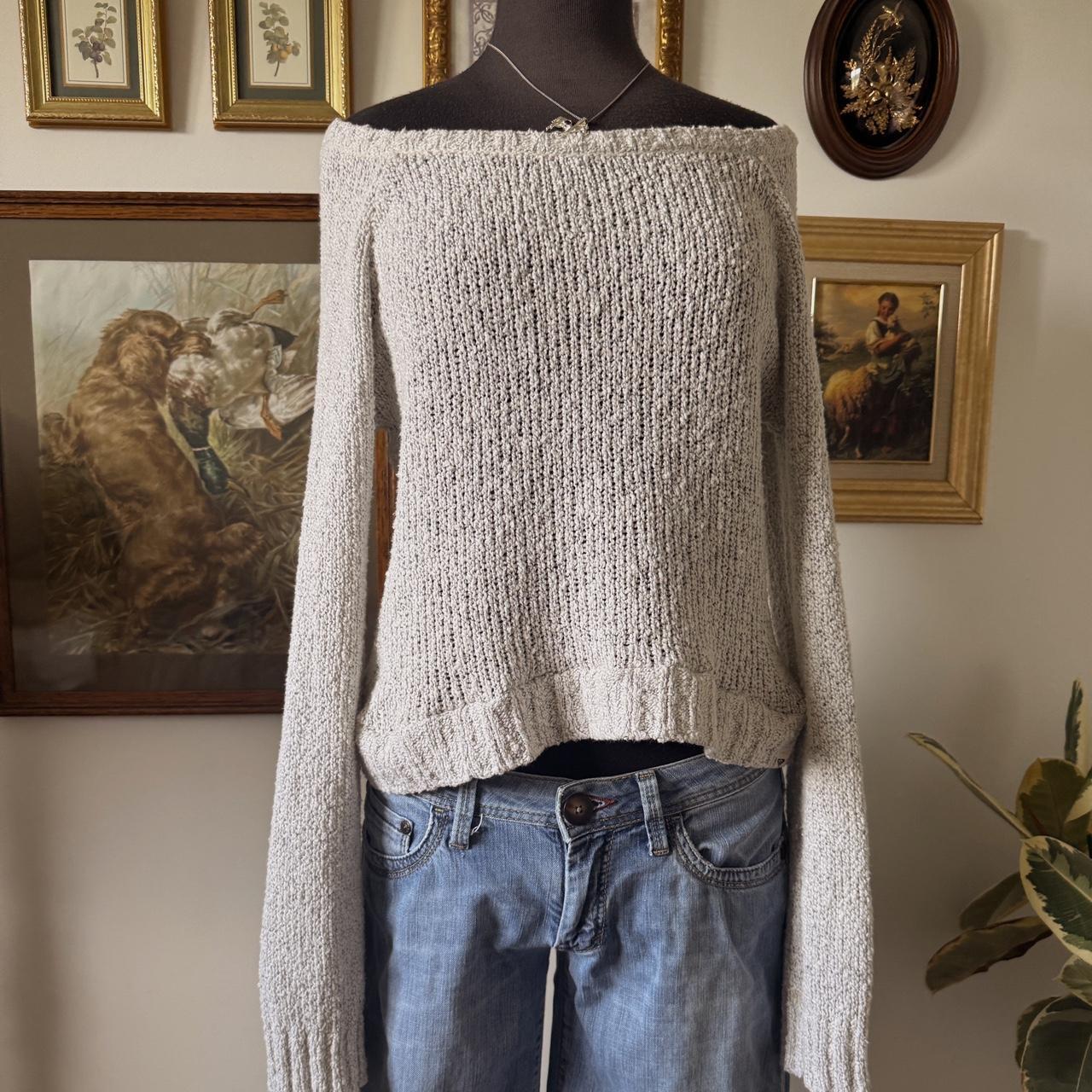 Boatneck knit sweater (S)