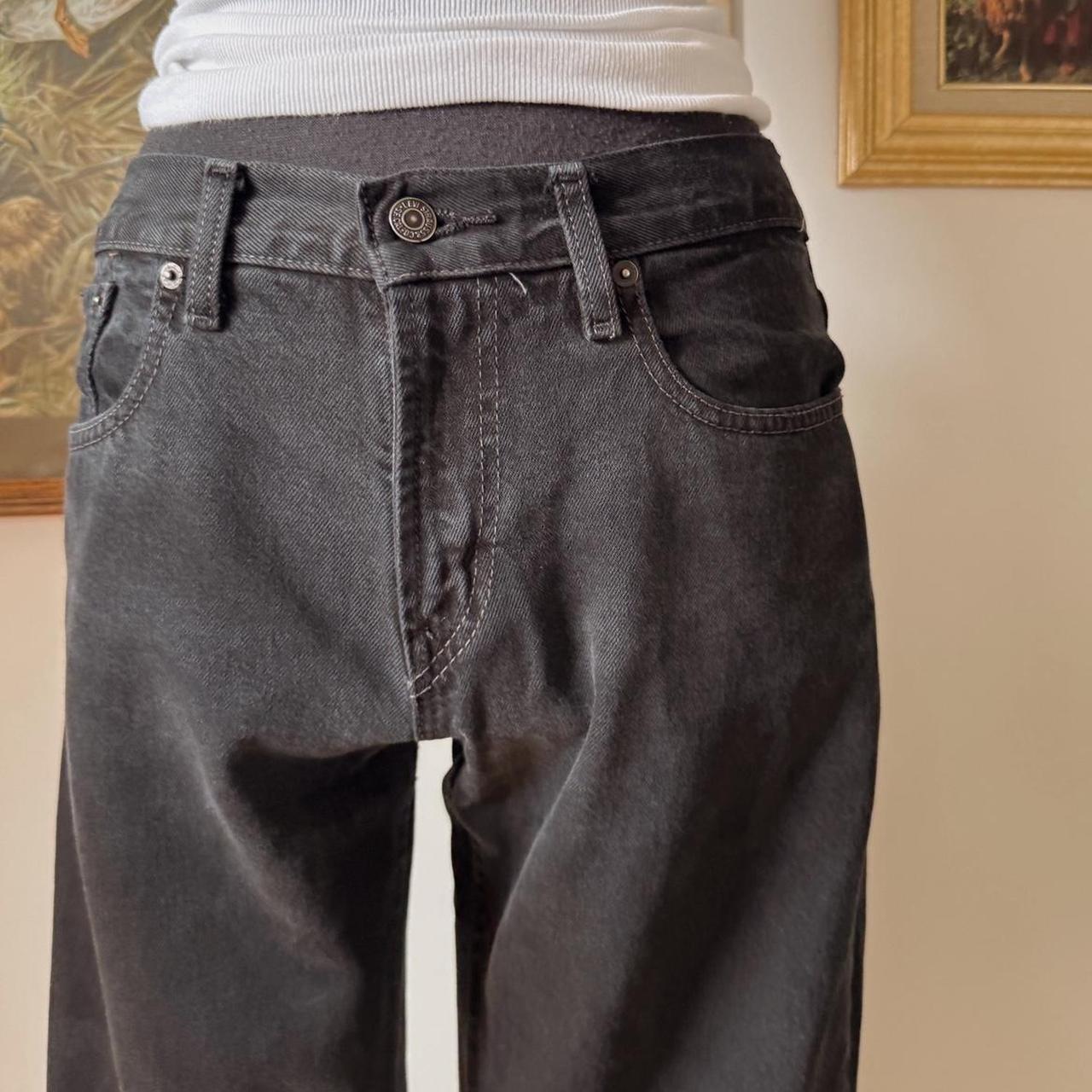 Black levis bootcut jeans (31")