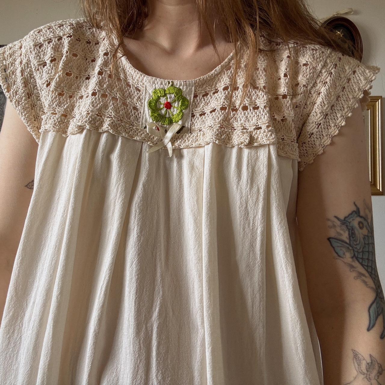 Cottage boho summer dress (L)