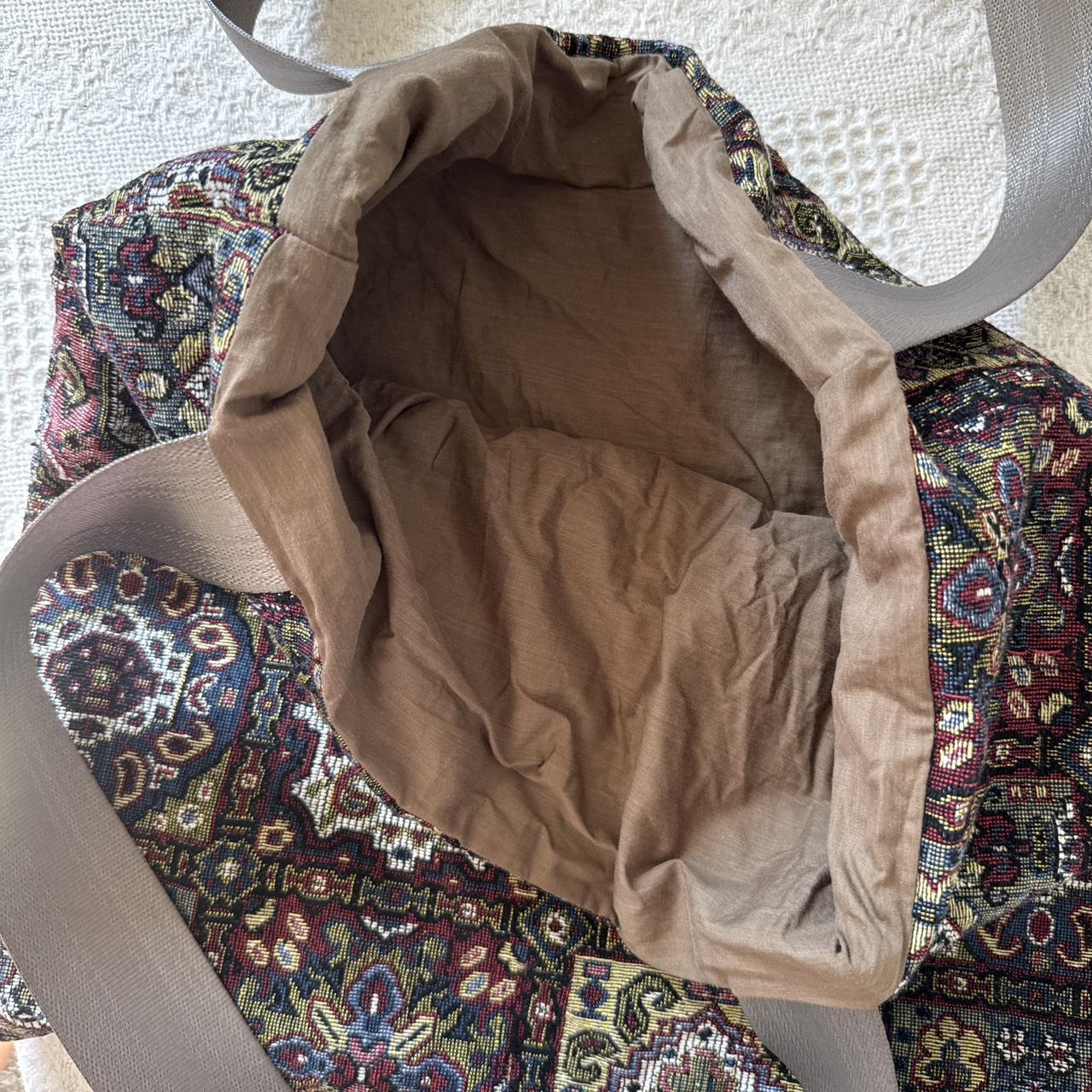 Boho tapestry tote bag
