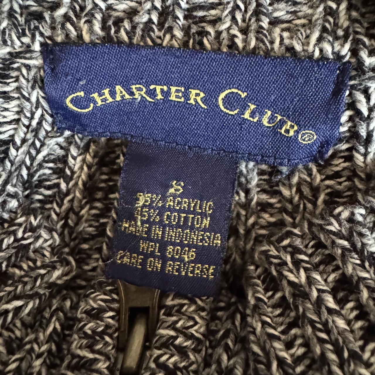 Dark grey mock neck knit (S)