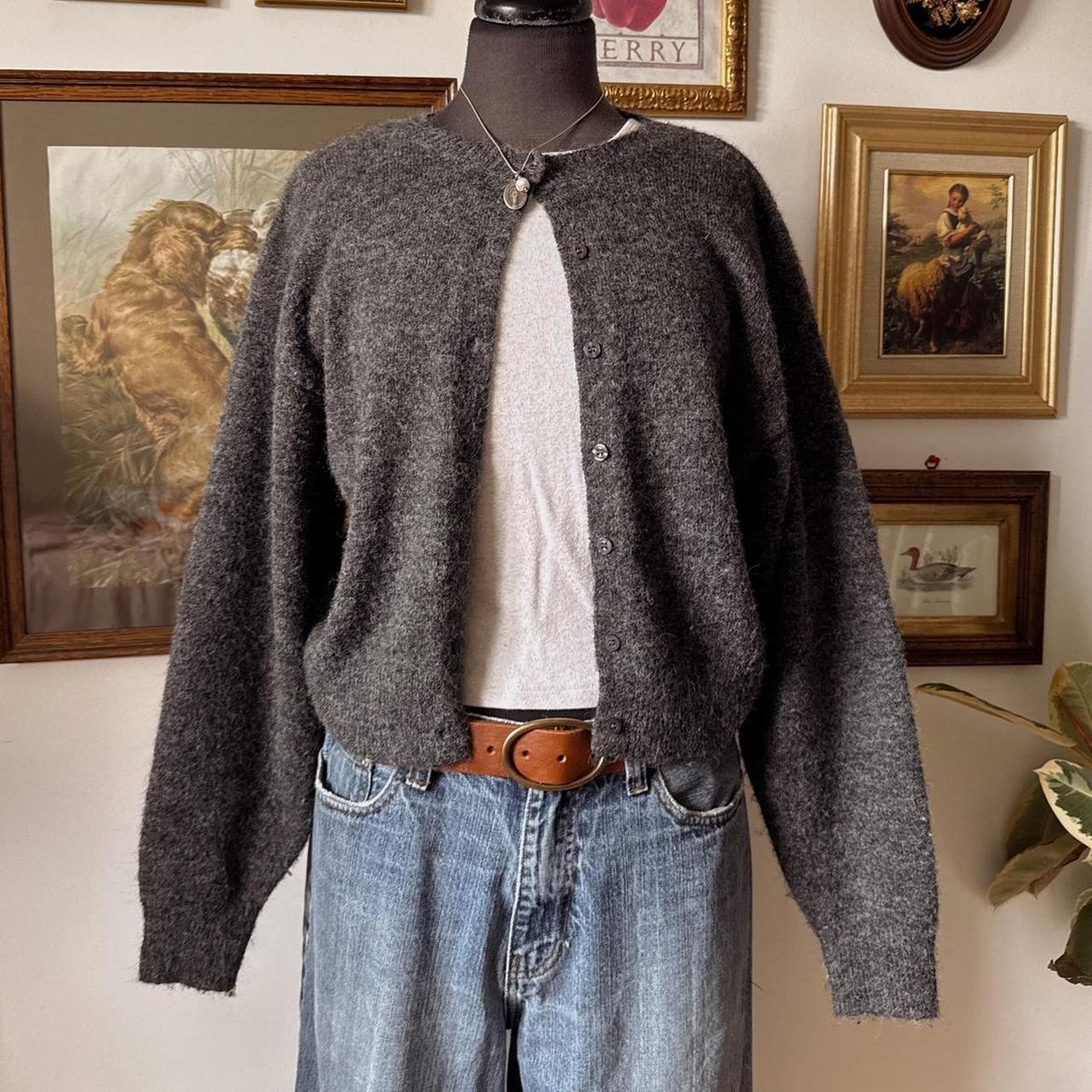 Charcoal grey slouchy cardigan (S/M)