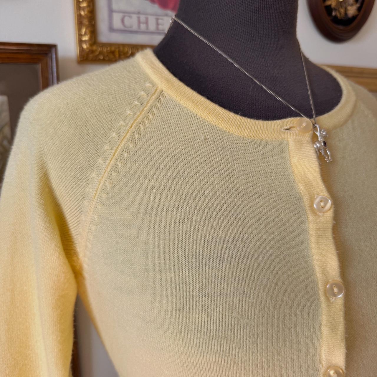Butter yellow baby button up (XS)