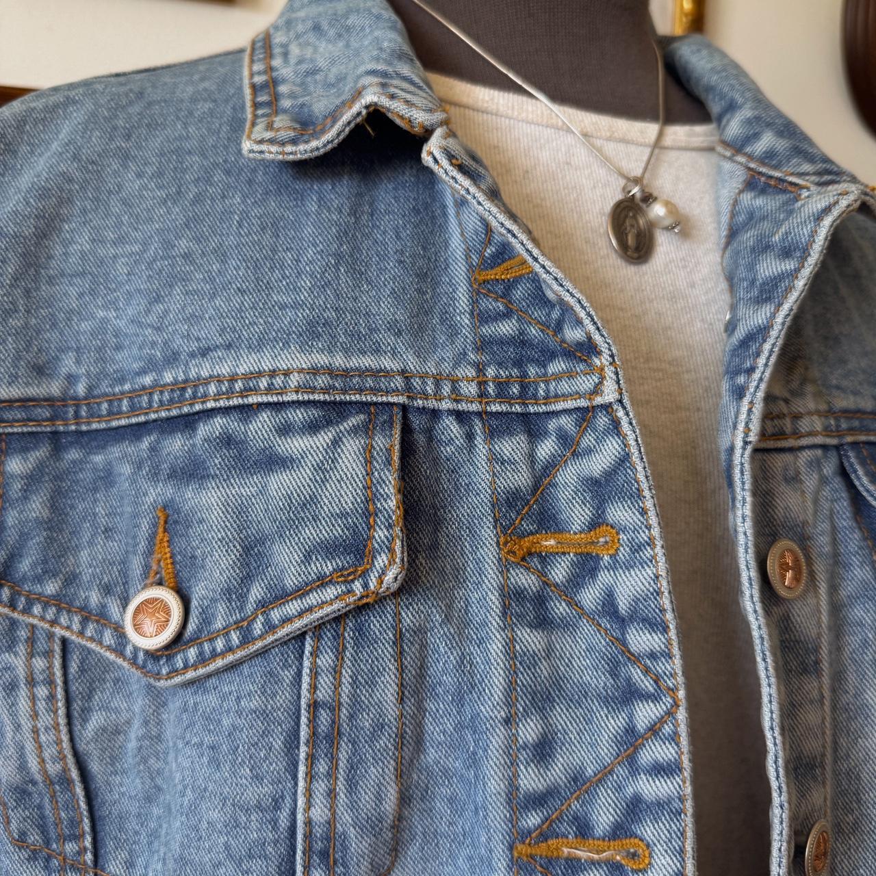 Vintage cropped denim jacket (M)