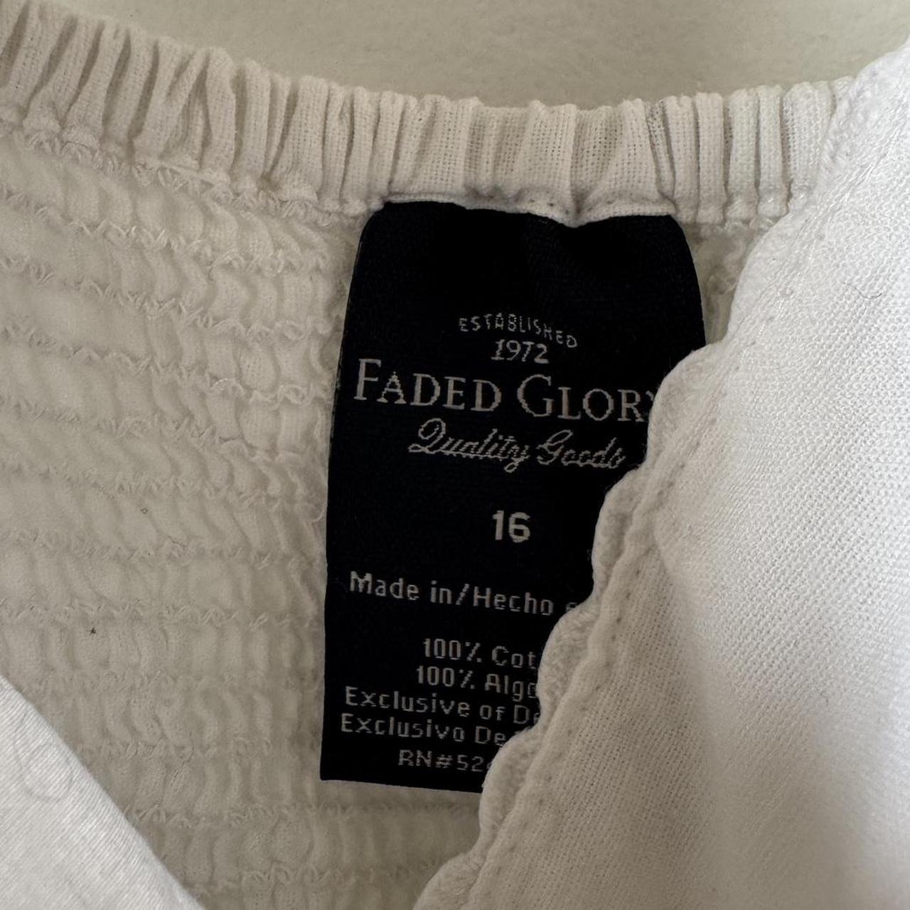 White cotton babydoll dress (XL)