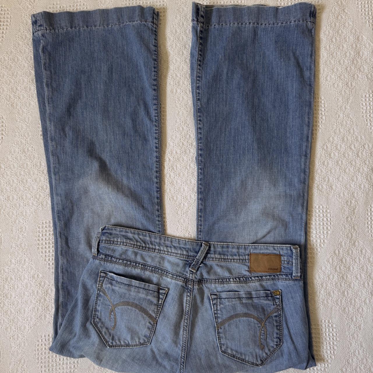 Y2K low rise wide leg jeans (S)