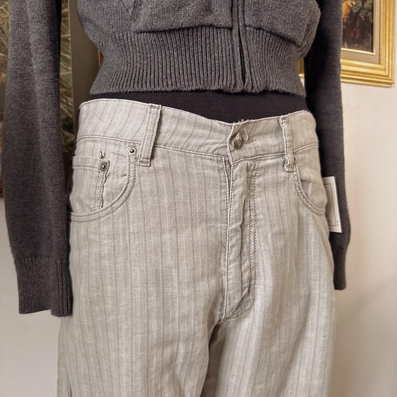 Soft grey linen pants (32")