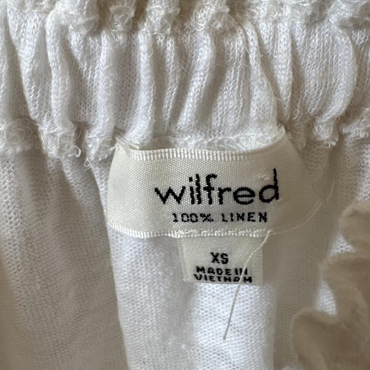 White linen cottage blouse (XS)
