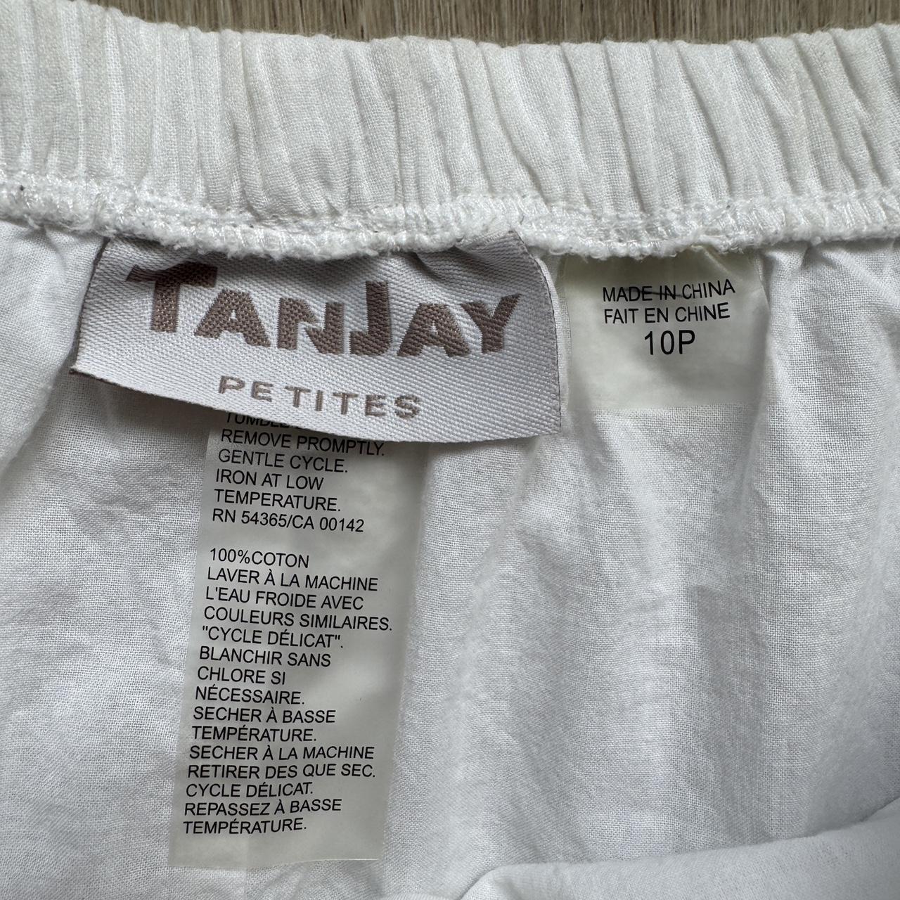 White cotton maxi skirt (M)