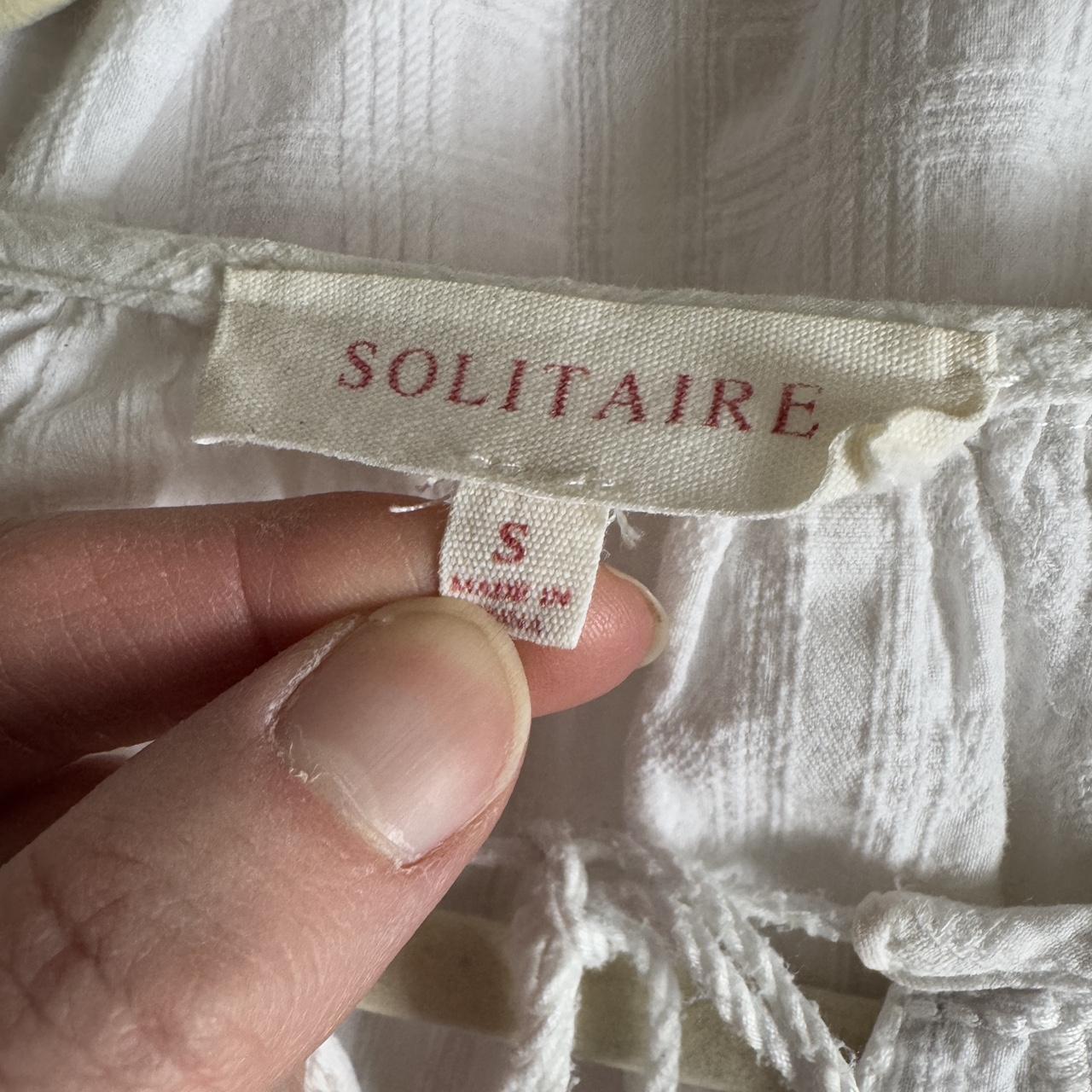 White puff sleeve fairy top (S)