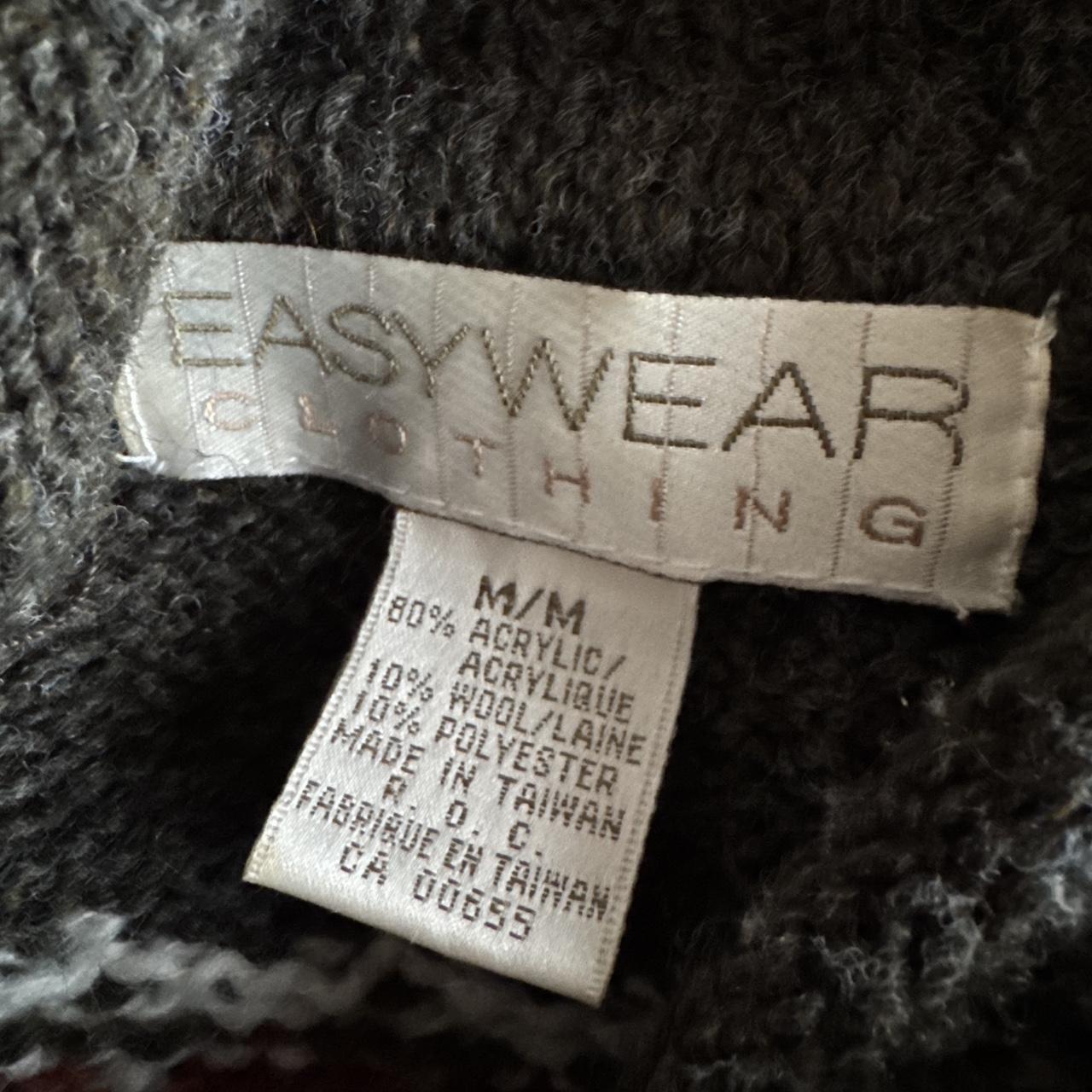 Cozy fireside winter knit sweater (M)