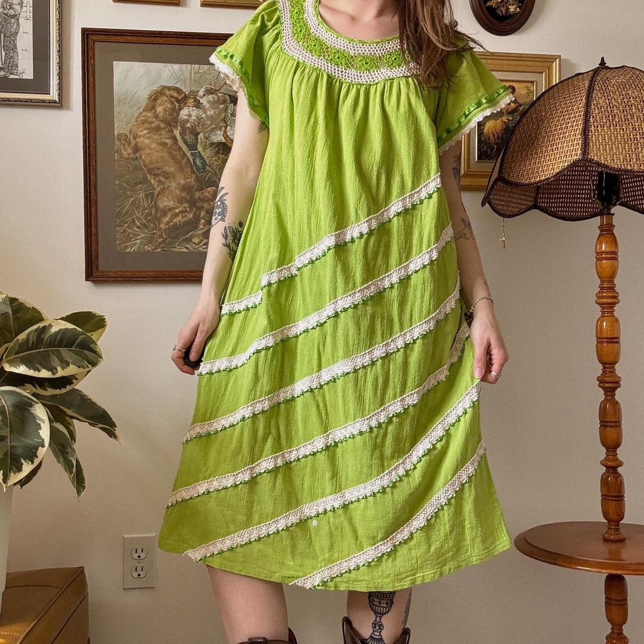 Spring green fairy dress (M)