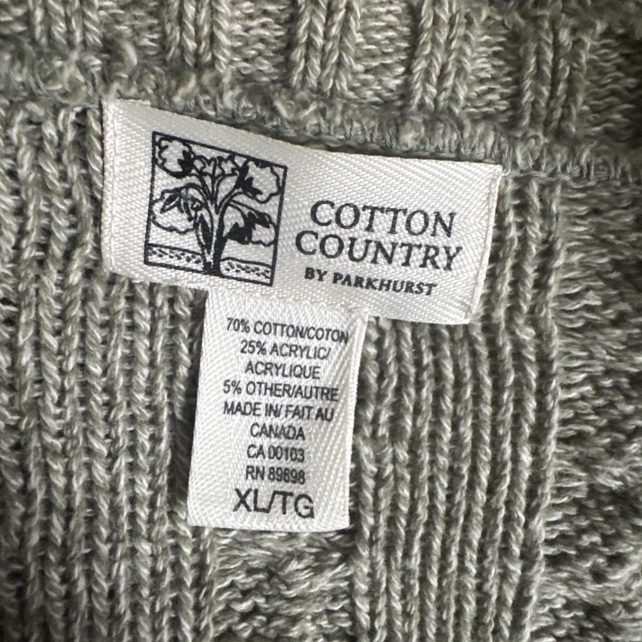 Sage green knit cardigan (XL)