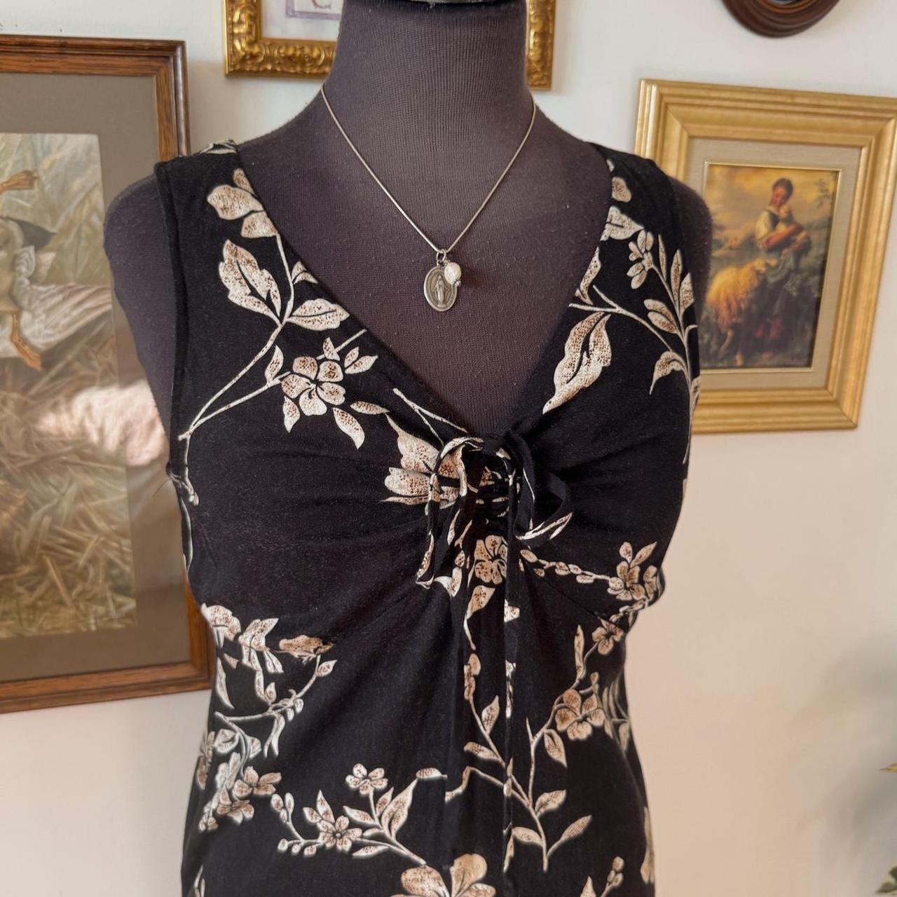 90s floral maxi dress (S)
