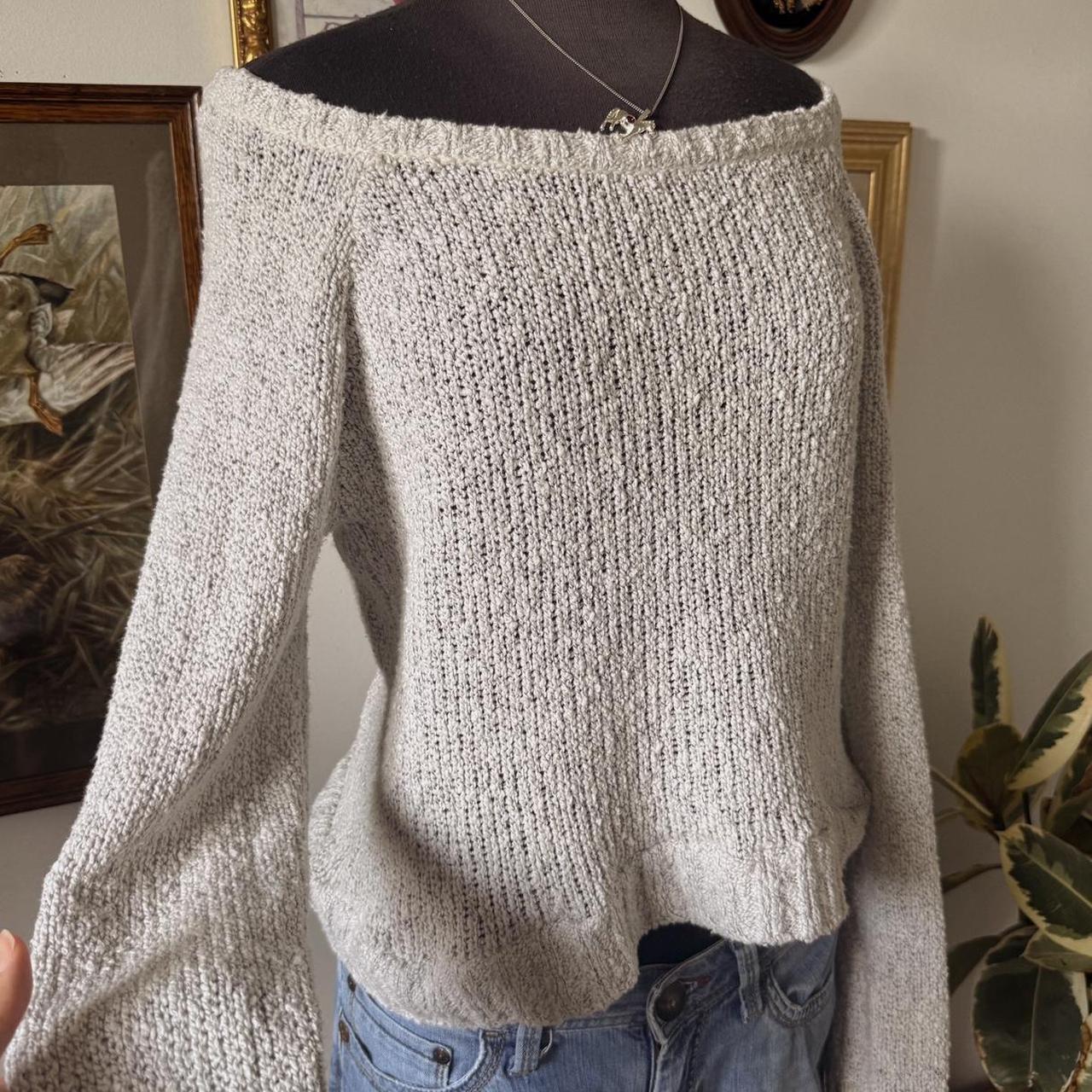 Boatneck knit sweater (S)