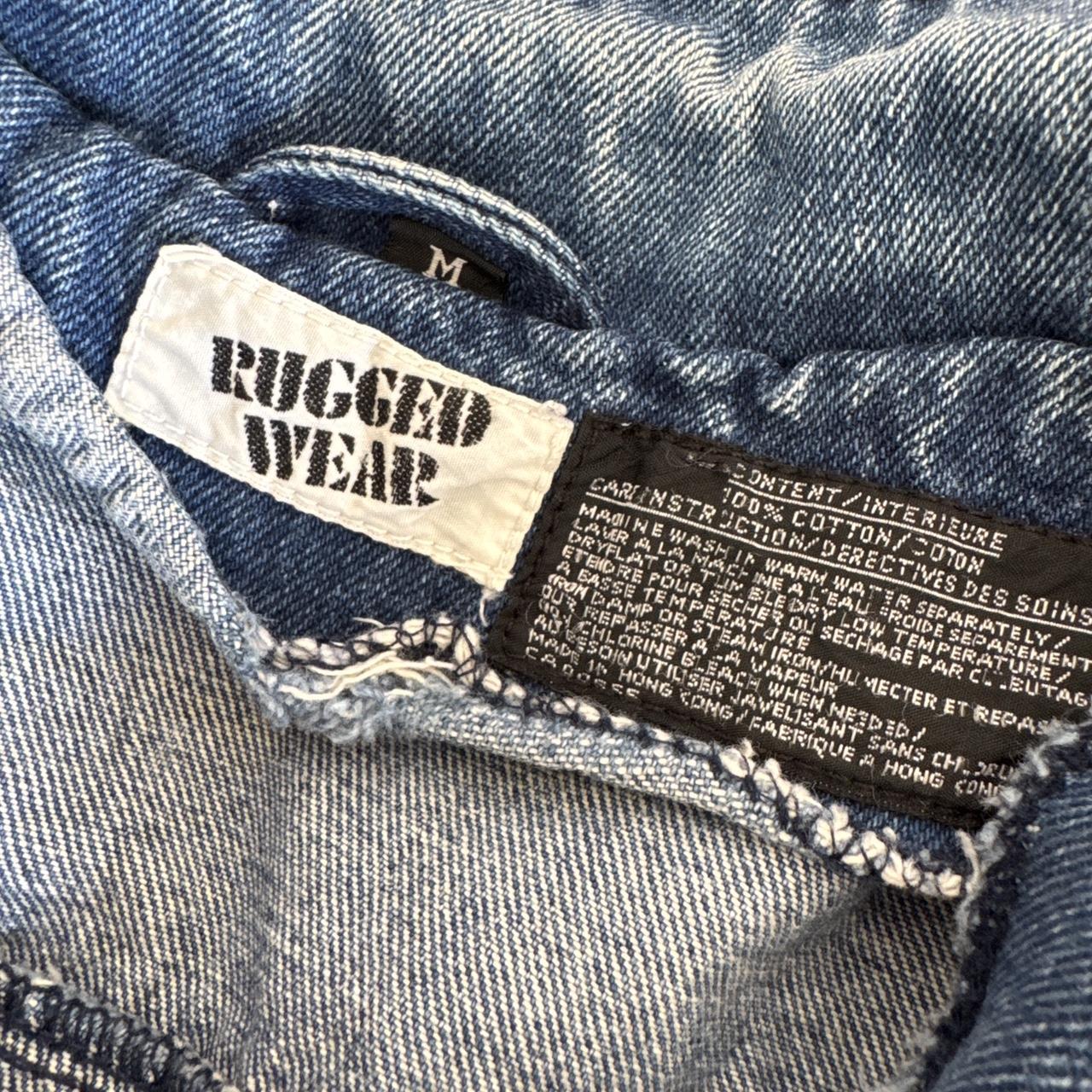 Vintage denim bomber jacket (M)