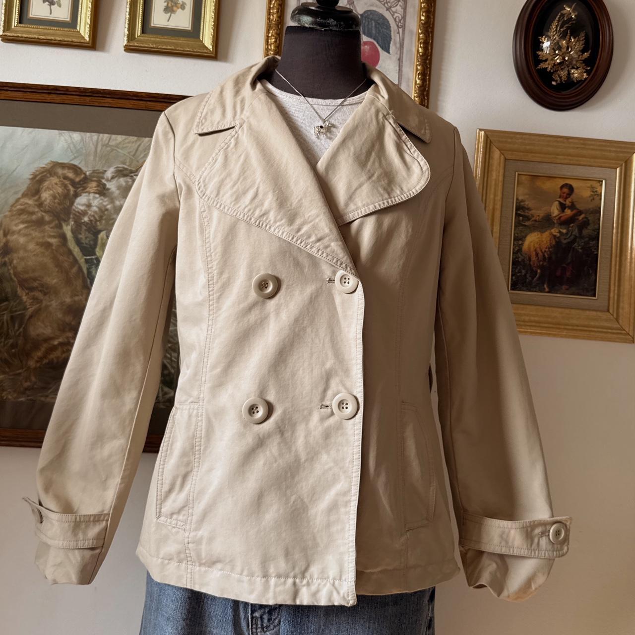 Tan pea coat (S/M)