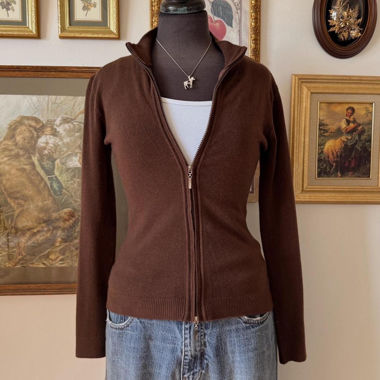 Chocolate Y2K super soft knit (S)
