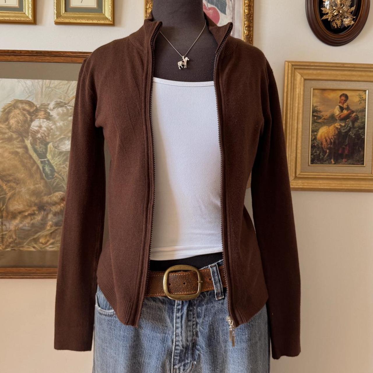 Chocolate Y2K super soft knit (S)