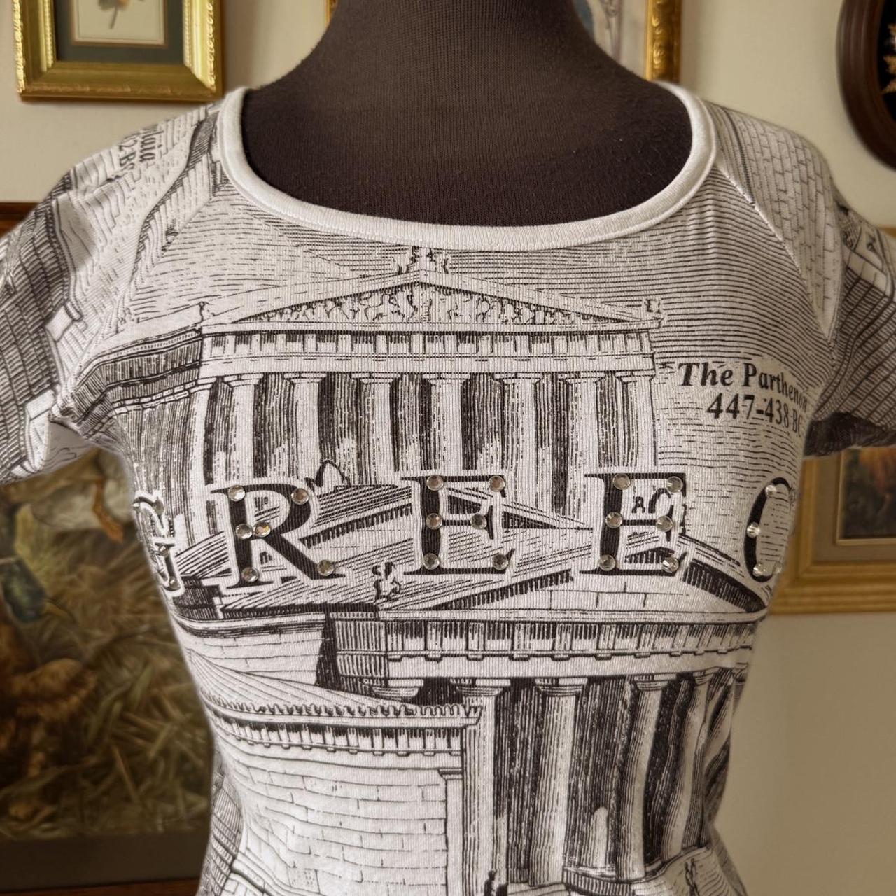 Vintage Greece baby tee (M)