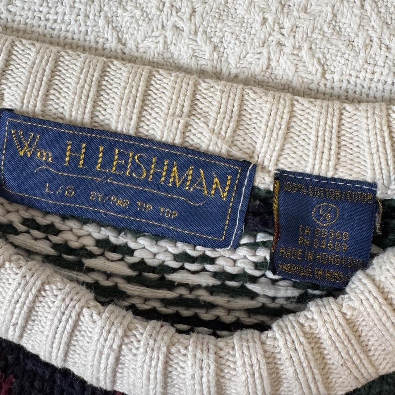 Vintage striped cottage knit (L)