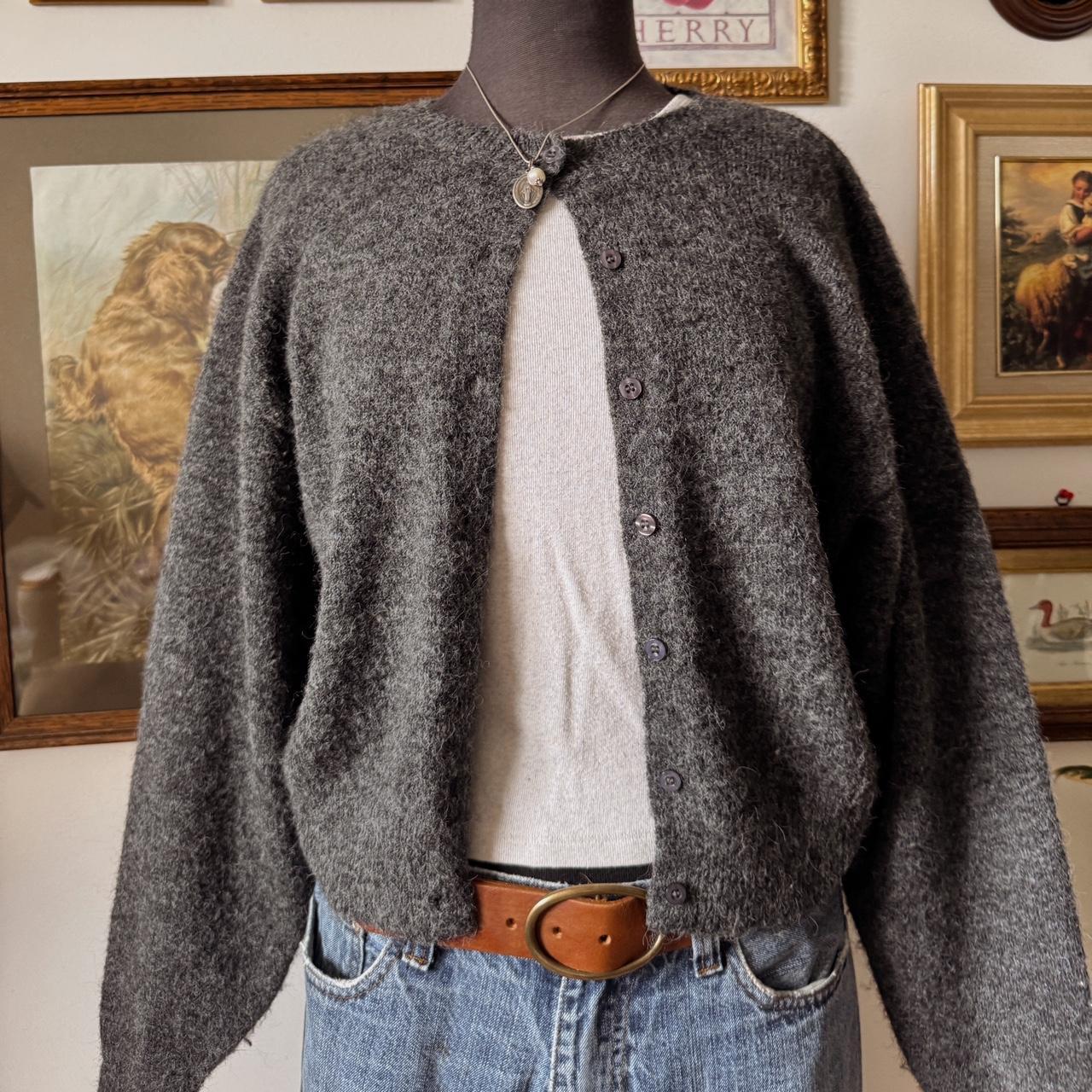 Charcoal grey slouchy cardigan (S/M)