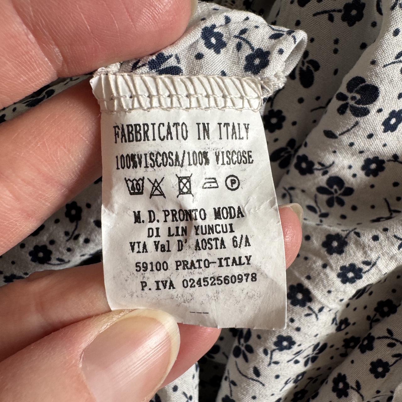 Floral boho midi dress (M)