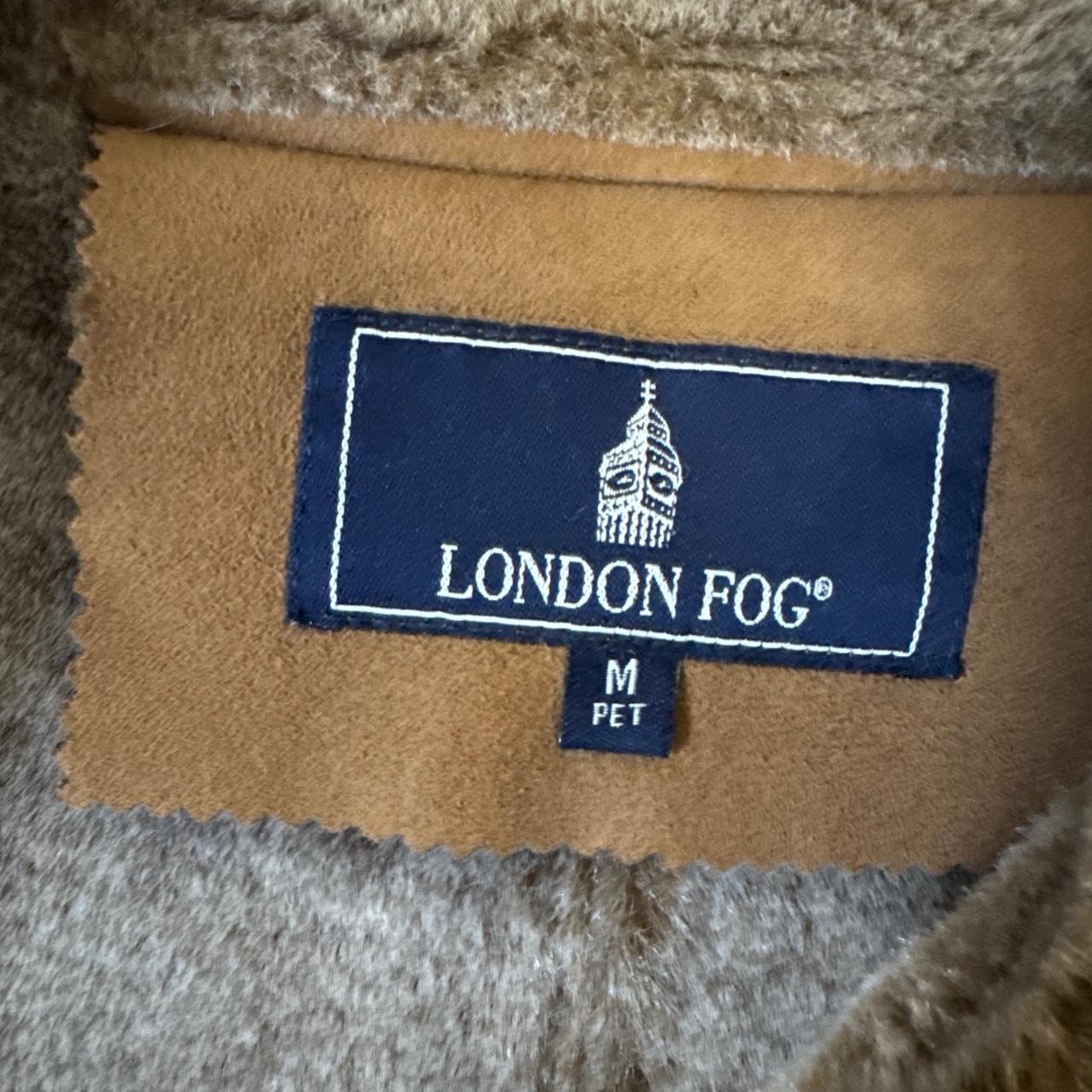 Brown faux shearling jacket (M)