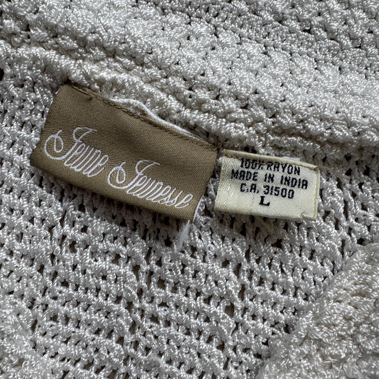 Vintage cottage crochet cardigan (L)