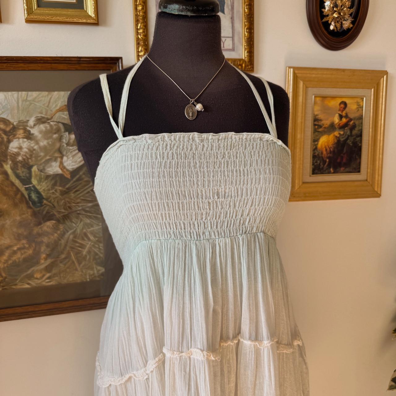 Ocean mist boho summer dress (S)