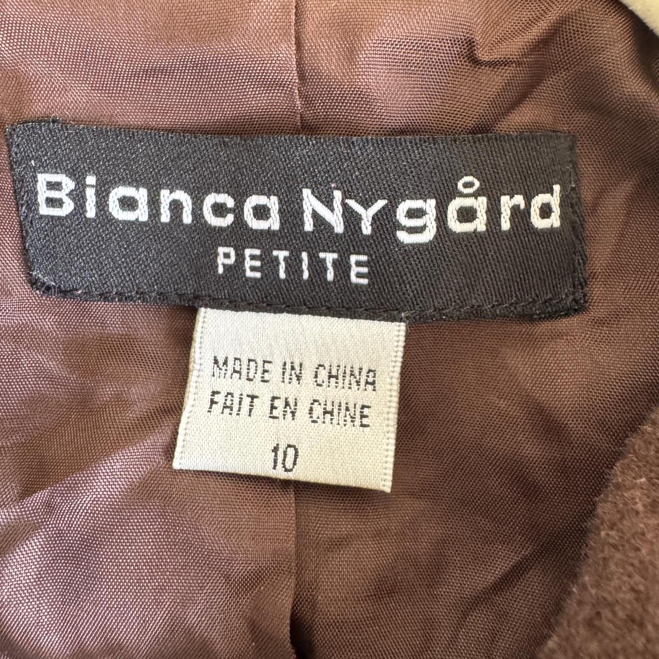 Brown wool pea coat (M)