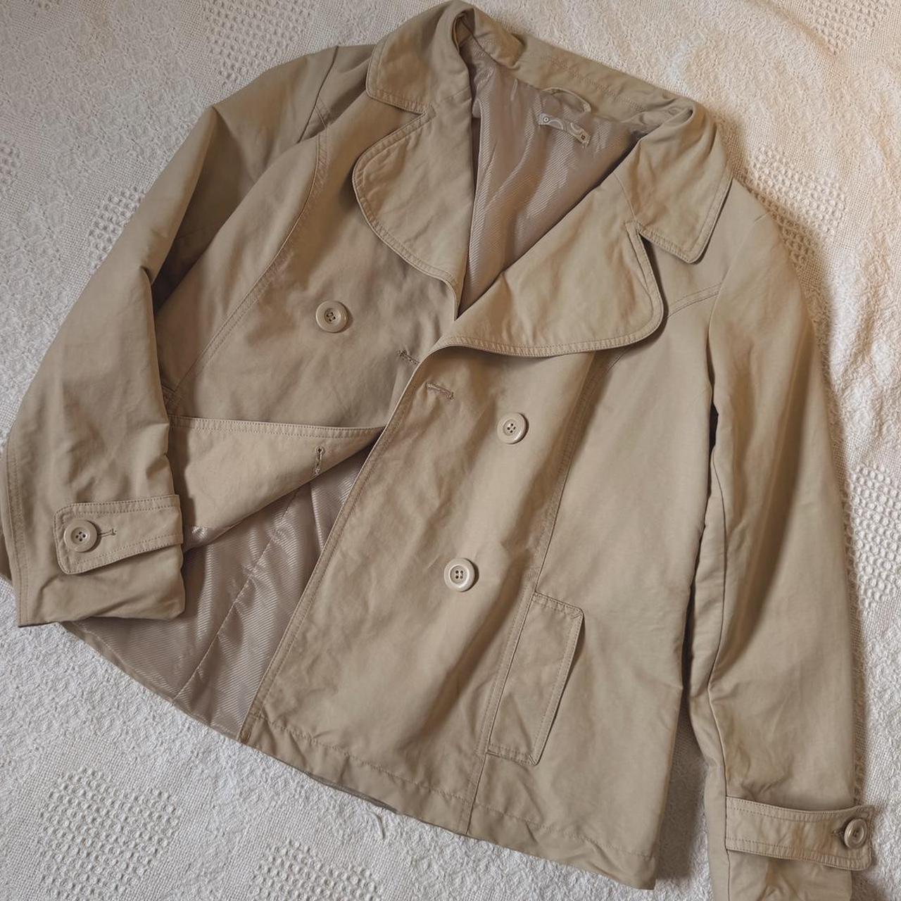 Tan pea coat (S/M)