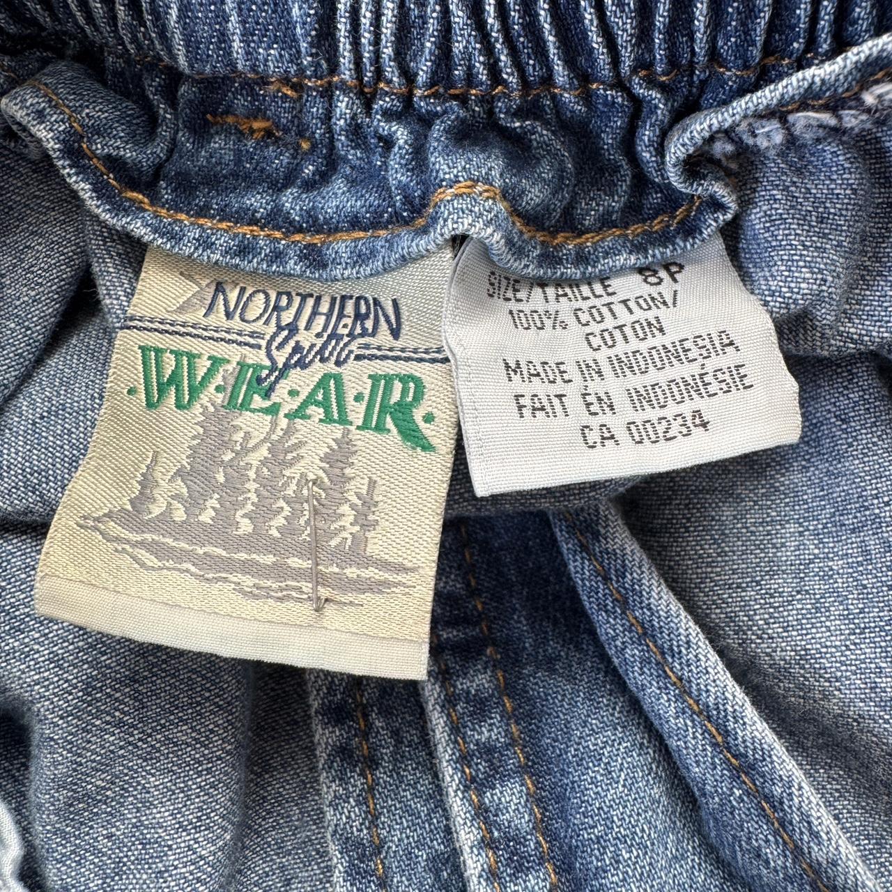 Vintage denim midi skirt (M)