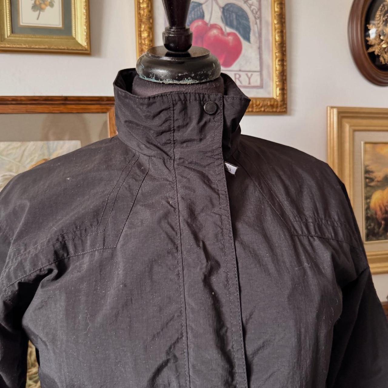 Black funnel neck jacket (S)