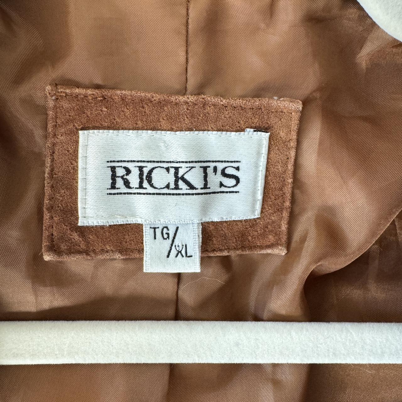 Caramel brown suede leather jacket (M/L)