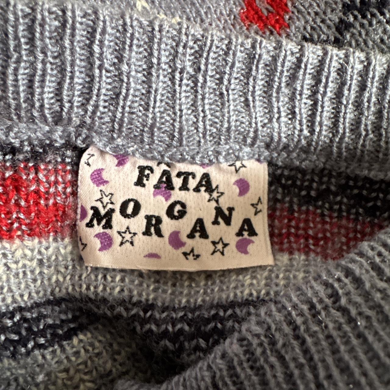 Tulip striped knit cardigan (L)