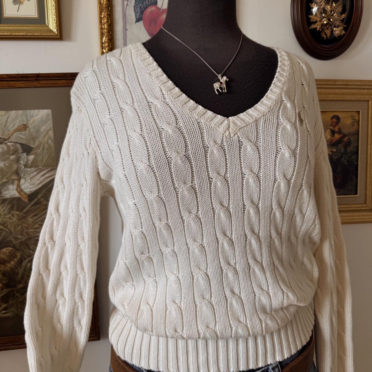 Ralph Lauren cable knit sweater (M)